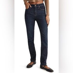 Madewell Stovepipe 26 mid-rise stovepipe jeans in Dalesford wash